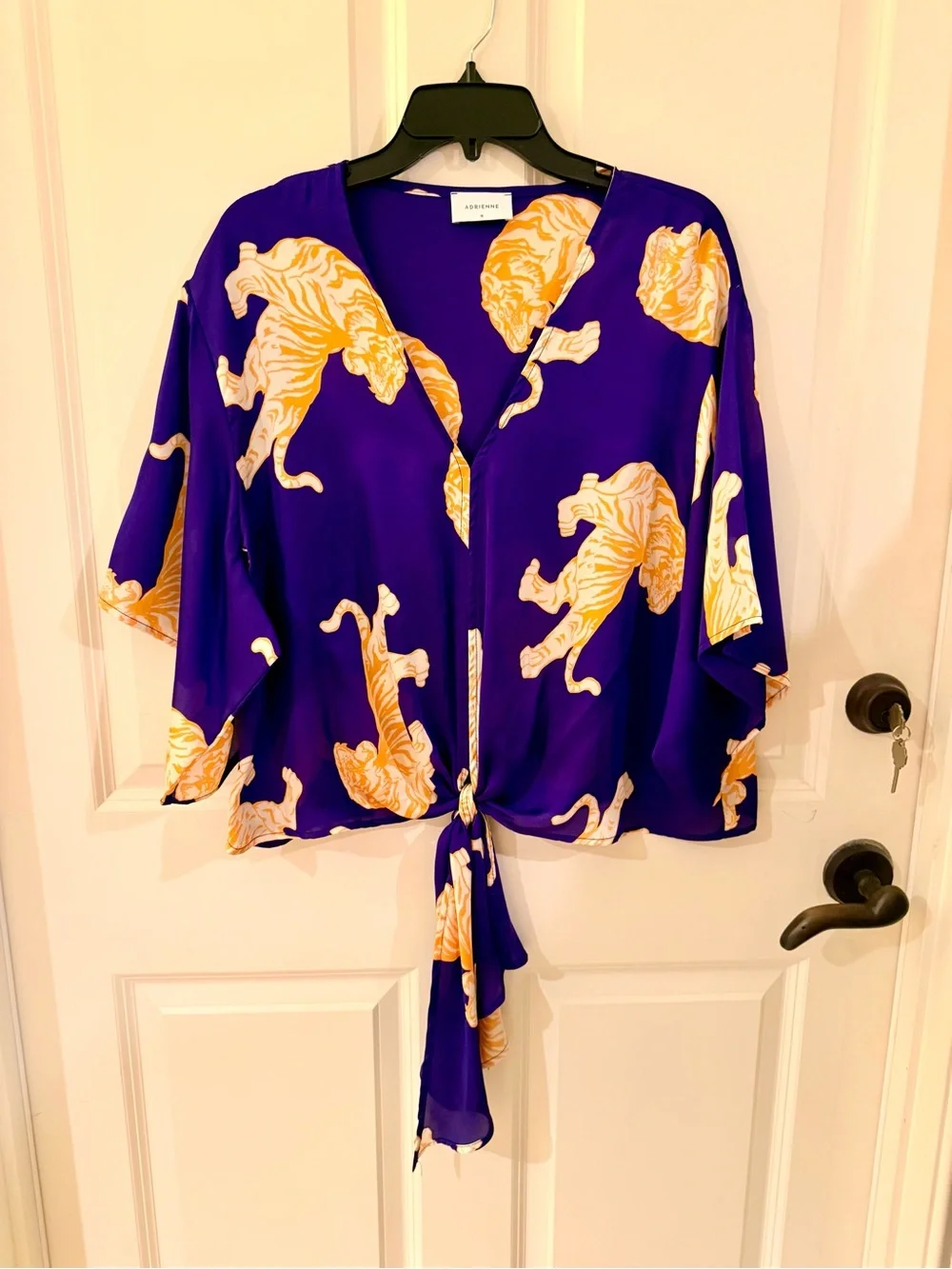 Adrienne Matching Tiger Top and Shorts Set